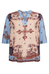 Ofelia Ebony Blouse Blue