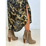 Gaspar Miami Camo dress green