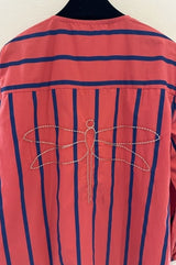 Gaspar Miami stripe kaftan
