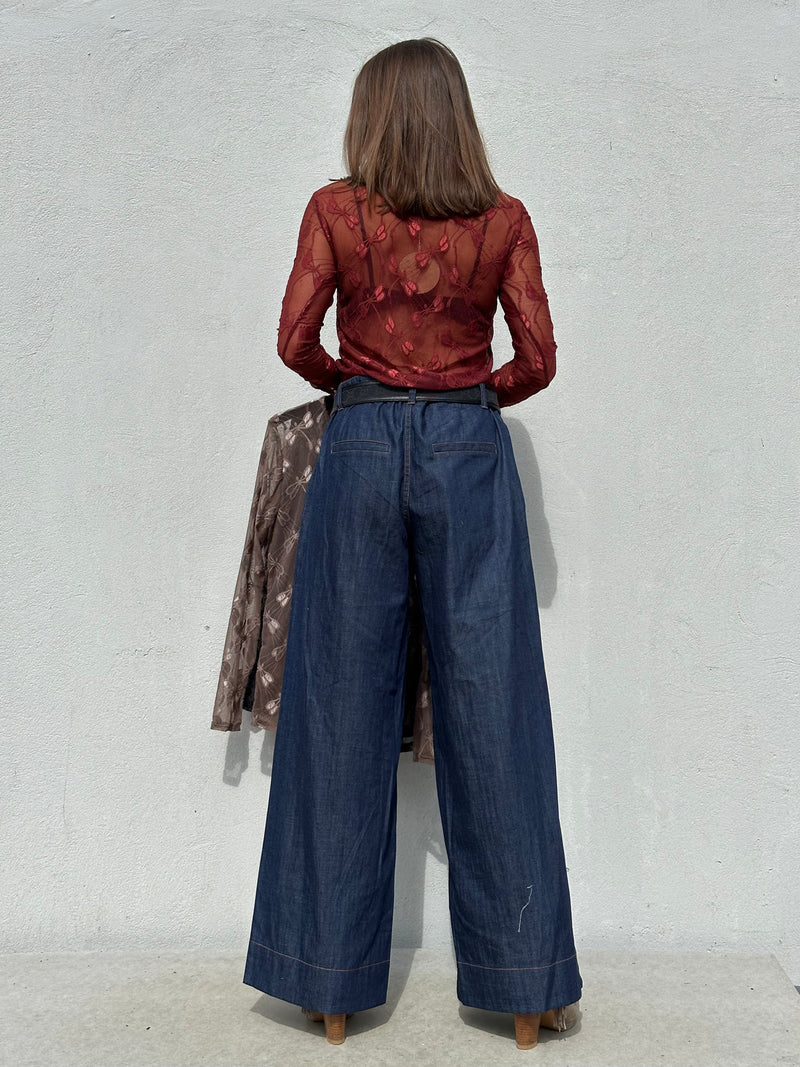 Gaspar Bonn blouse bordeaux