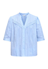 Love & Divine Love1541 blouse light blue