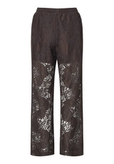 Love & Divine lace pants chocolate