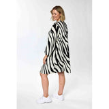 Gozzip Jana Dress Black/offwhite