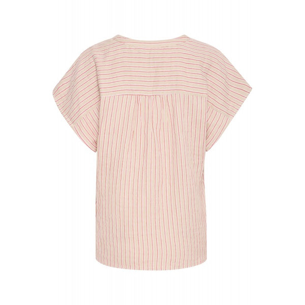 Ichi Foxa striped blouse light lilac stripe