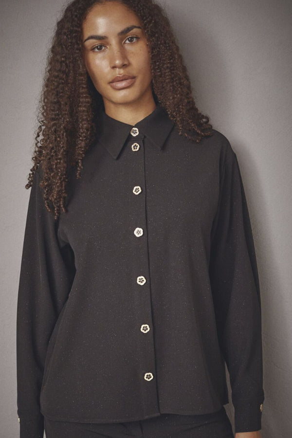 Love & Divine Black glitter jacket
