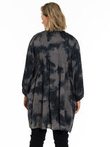 Gozzip Johanne shirt tunic grey/black