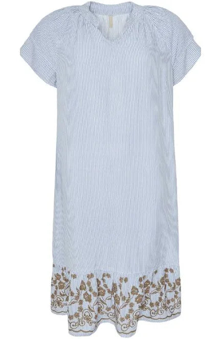 Ofelia Juna dress blue stripe