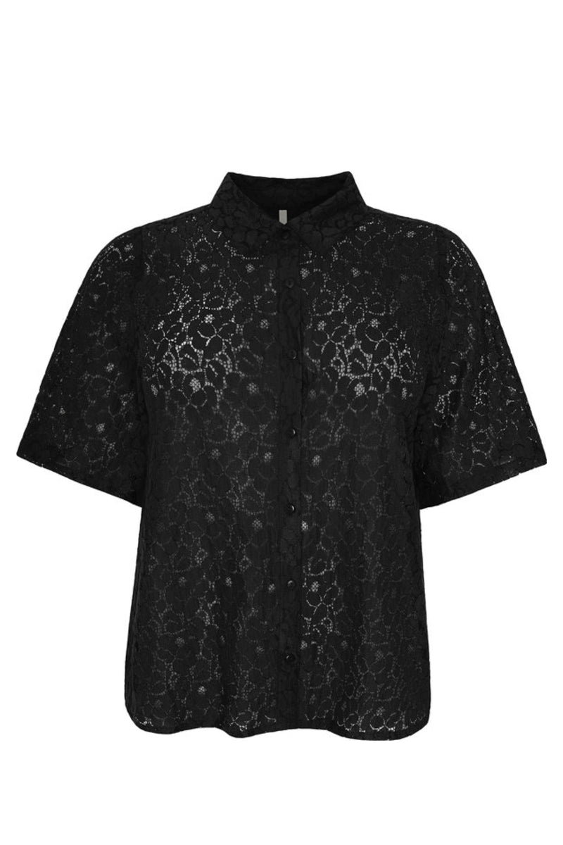 Cassiopeia Etane lace shirt black