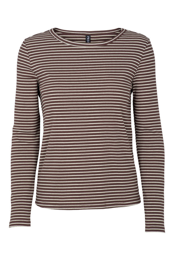 Prepair Beatrice t-shirt brown stripe