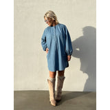 Gaspar Pisa Tunic Light Blue
