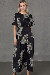 Love & Divine Love1561-1 dress black flower