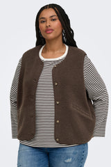 Only Carmakoma Baby teddy vest chokolate martini