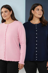 Cassiopeia Musanna Knit Cardigan Rosa