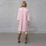 Love & Divine Love441-42 dress mauve lace