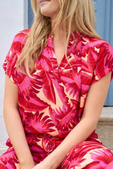 Black Colour Luna Andrea top Epic pink