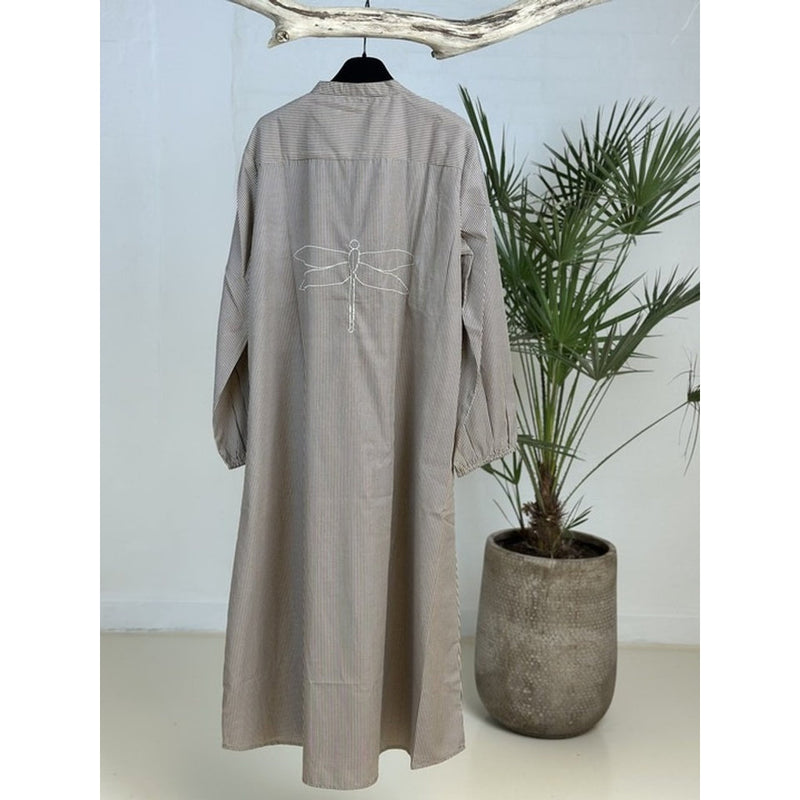 Gaspar Luna stripe brown