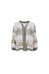 Black Colour Bellis blouse army