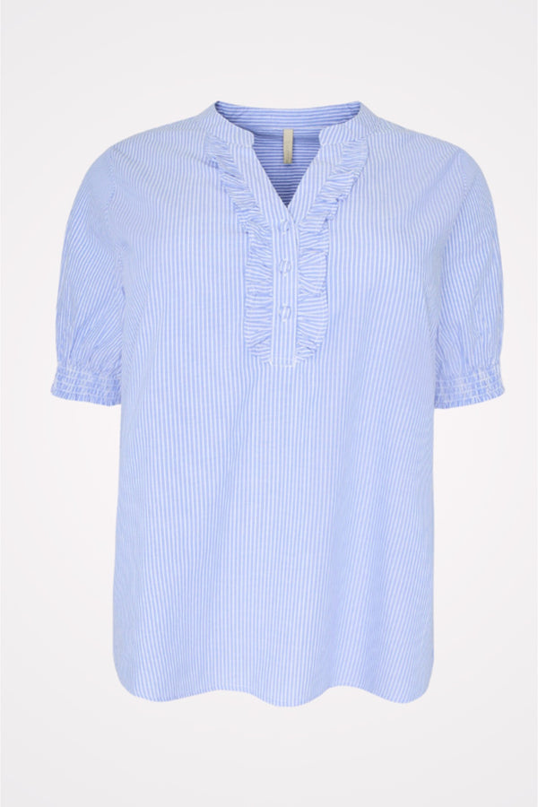 Cassiopeia Beckine blouse blue stripe