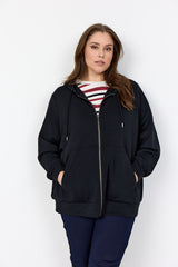 Wasabi Sabina74 sweatshirt jacket black