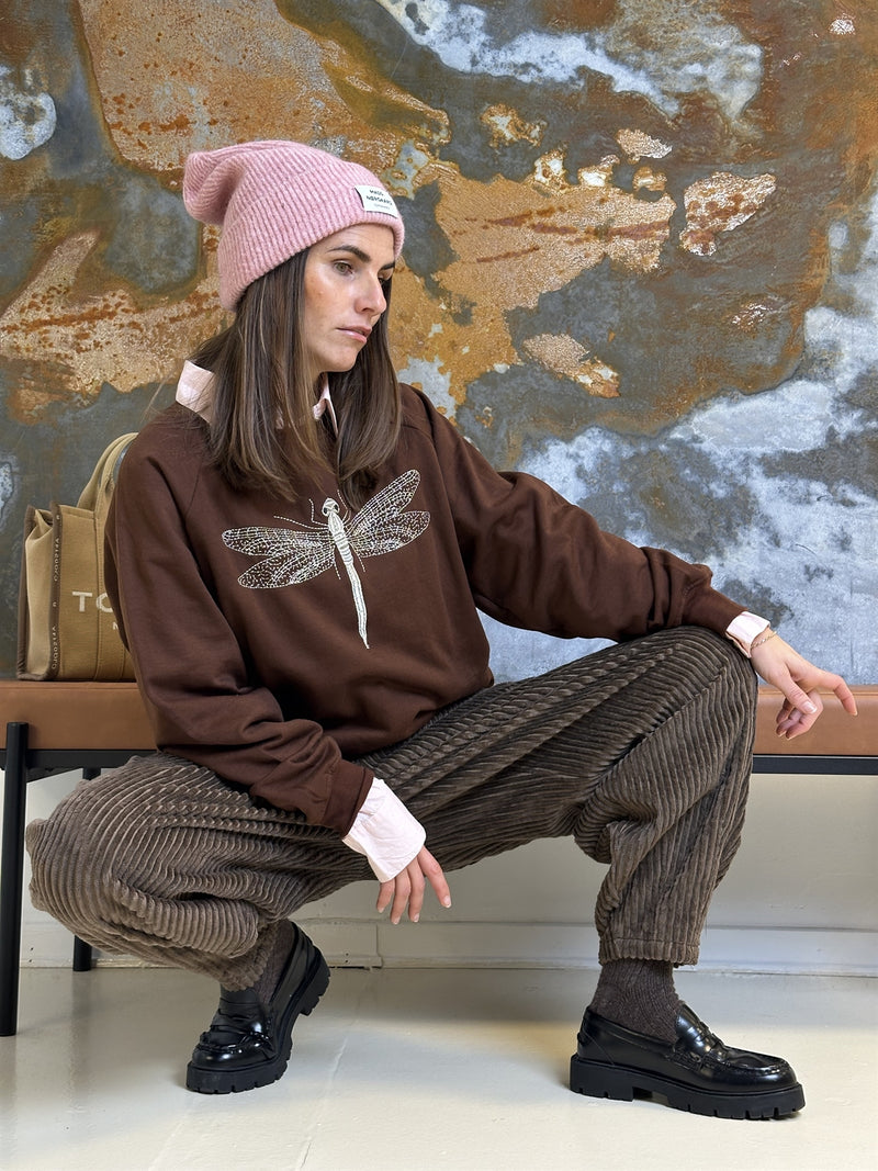 Gaspar Fanø sweatshirt dark brown