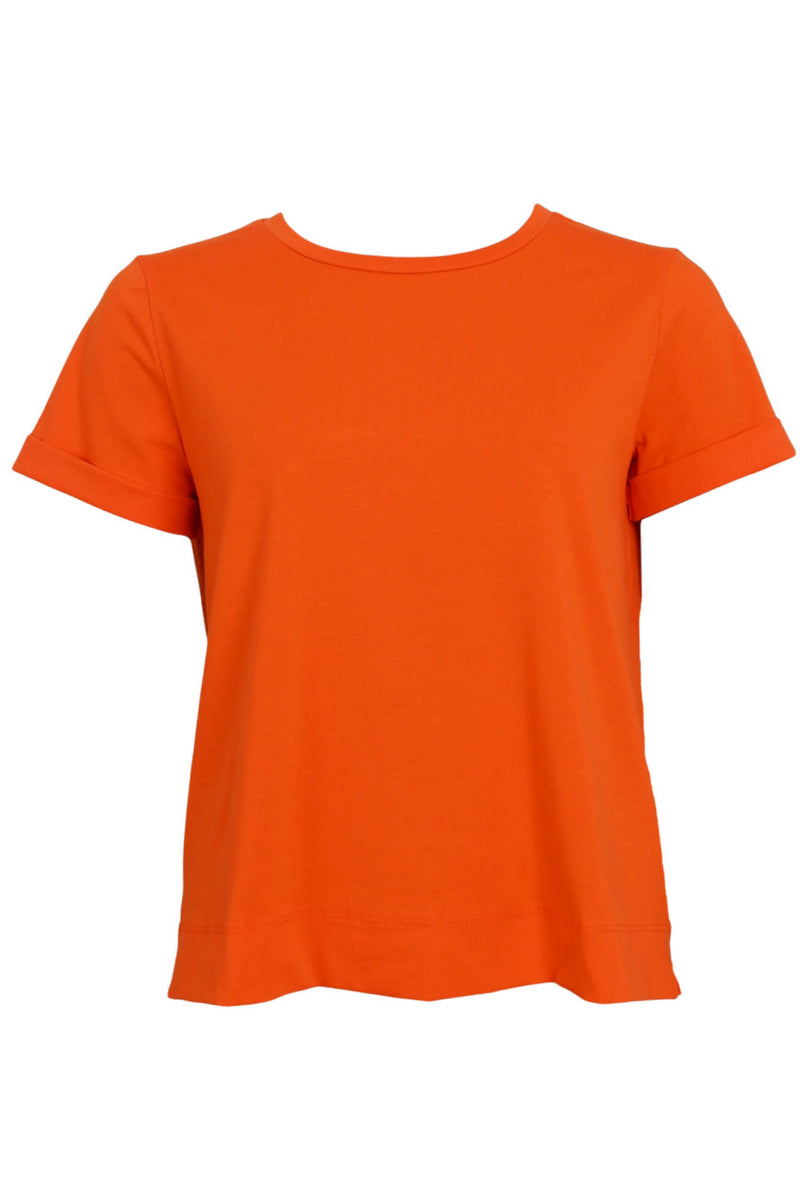 Black Colour May t-shirt orange