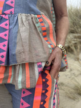 Gaspar Lido blouse multicolor