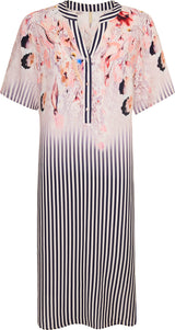 Ofelia Mary dress navy stripe