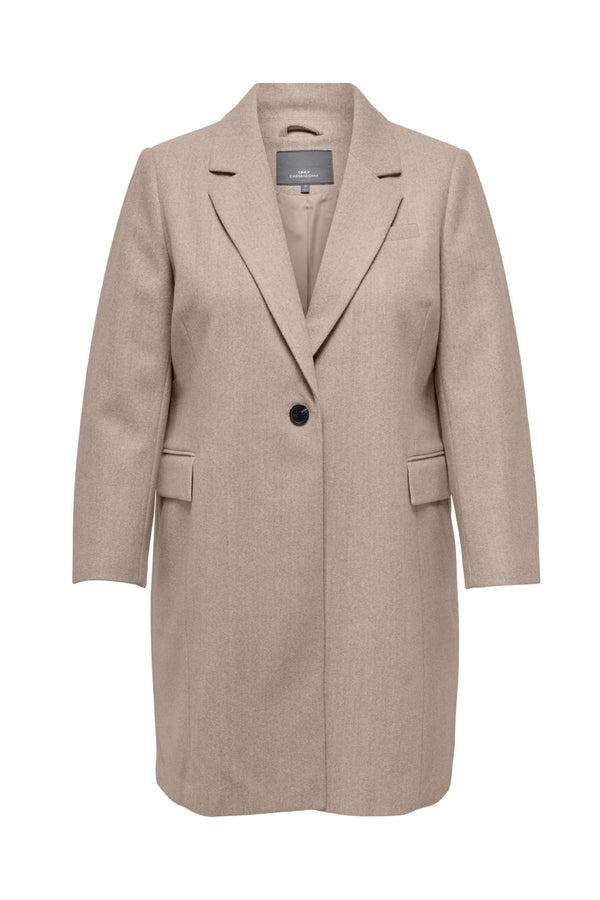 Only Carmakoma  Nancy coat taupe melange
