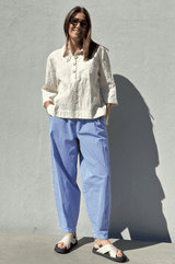 Gaspar Porto broderi anglaise offwhite