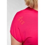 Gozzip Gitte t-shirt with print pink