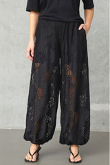 Love & Divine love1525 lace pant black