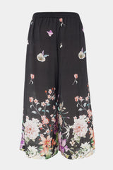 Gozzip Millie wide pants black with flower