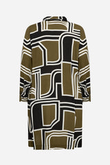 Wasabi Dress Natalie Army/Black