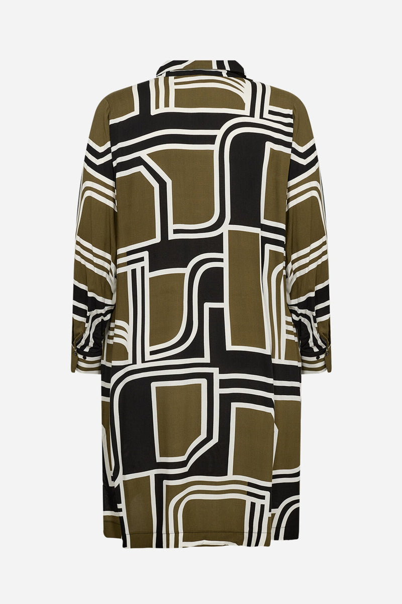 Wasabi Dress Natalie Army/Black