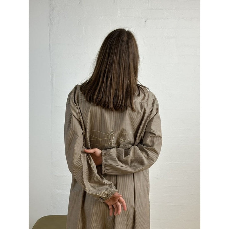 Gaspar Luna stripe brown