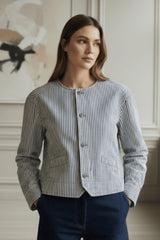 Ofelia Sika jacket blue stripe