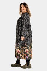 Gozzip Ilse dress multi colour animal print