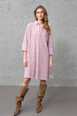 Love & Divine Love441-42 dress mauve lace