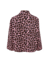Black Colour Ellie shirt jacket pink leo