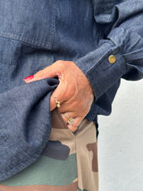 Gaspar Sevilla Denim Shirt Blue