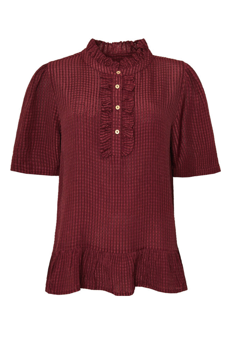 Ofelia Katja blouse bordeaux