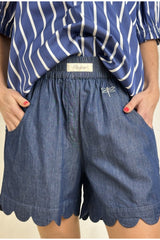 Gaspar Honolulu denim shorts dark blue