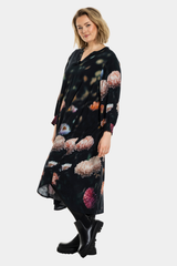 Gozzip Valdis dress peony print