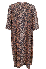 Black Colour Kenna shirt dress leo