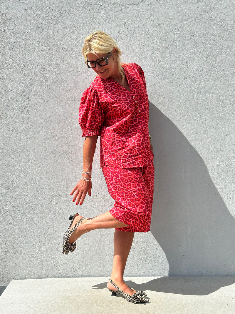 Gaspar  Honolulu bermuda poplin pink