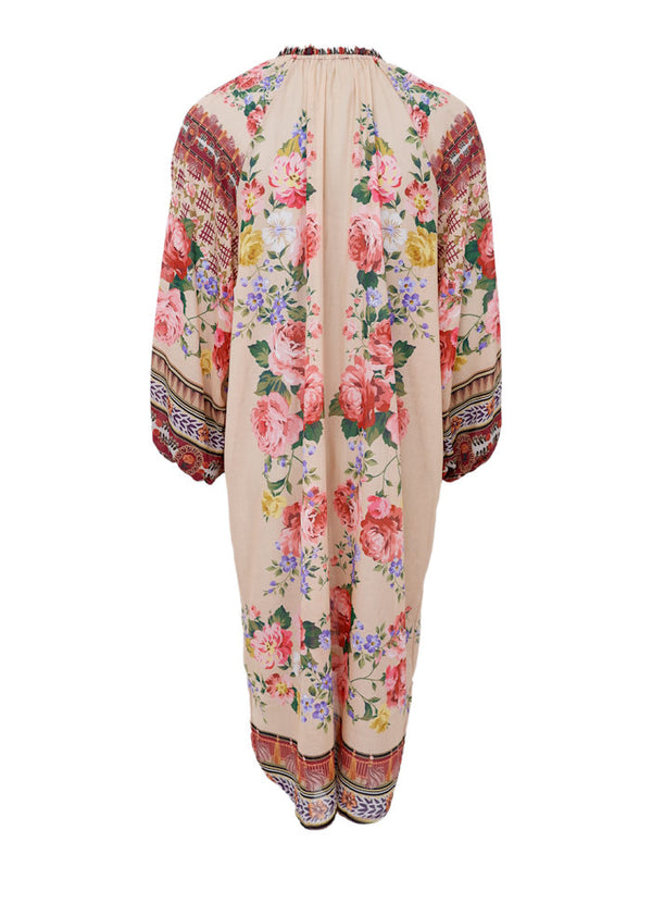 Black Colour Dahlia  dress creme