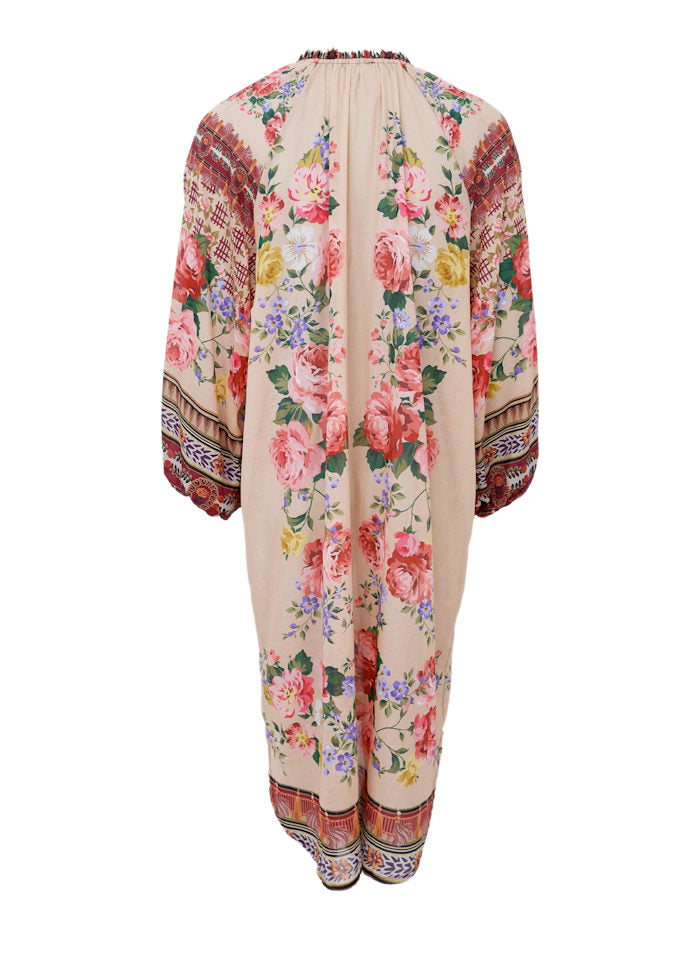 Black Colour Dahlia  dress creme