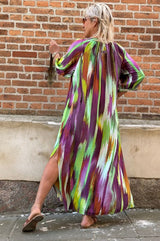Gaspar Athen print kaftan multicolour