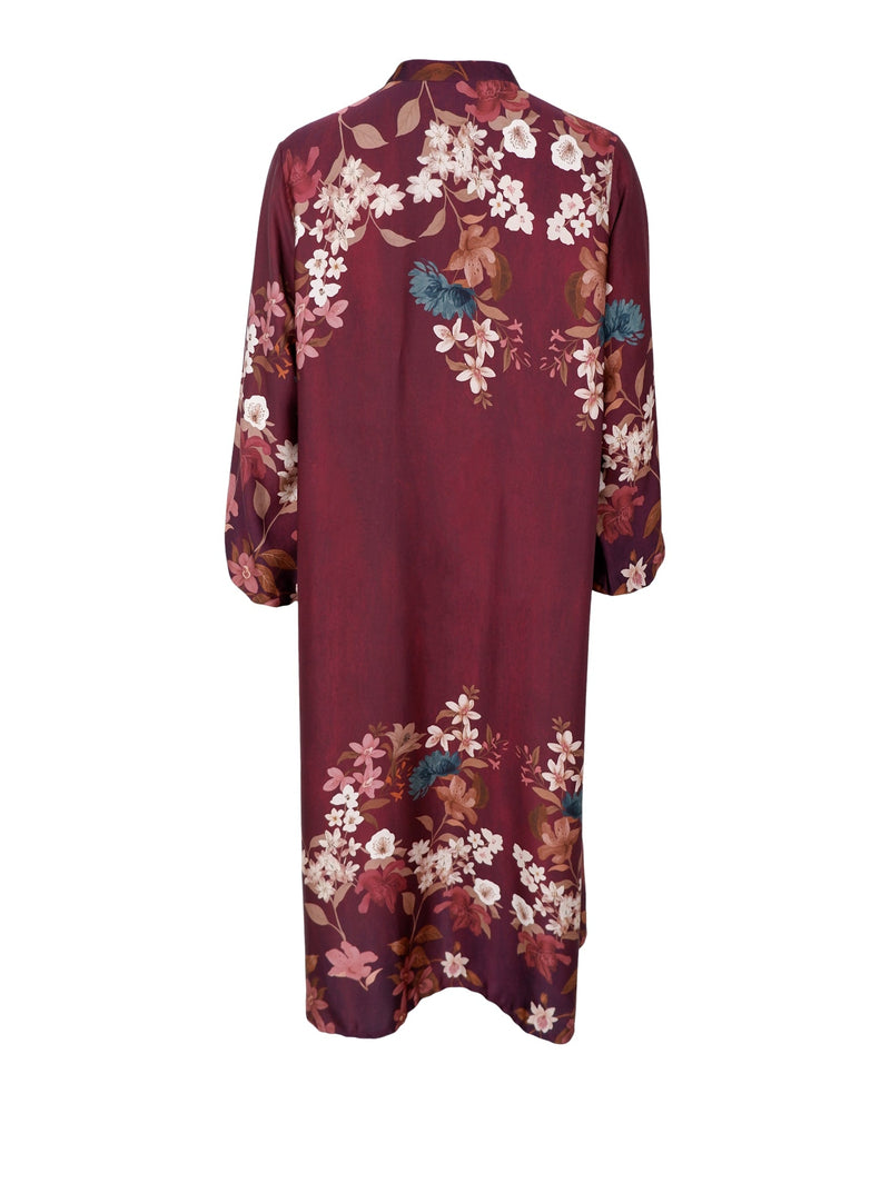 Black Colour Zendaya dress plum flower