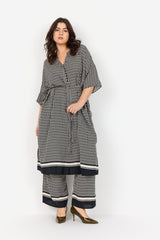 Wasabi Nora Dress Black/White